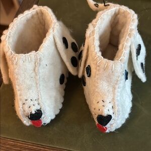 Adorable Dalmatian Baby Booties